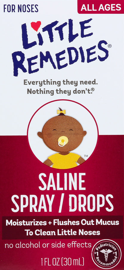 Little Remedies Saline Spray/Drops 1 oz