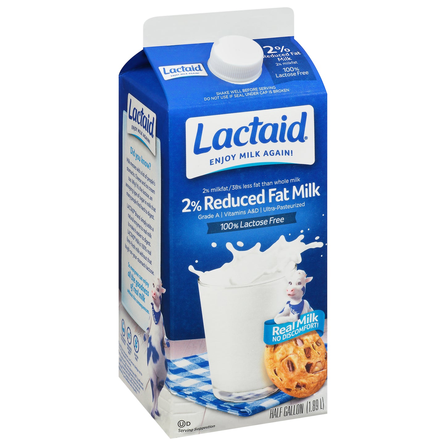 Lactaid 2% Reduced Fat Milk 0.5 gl