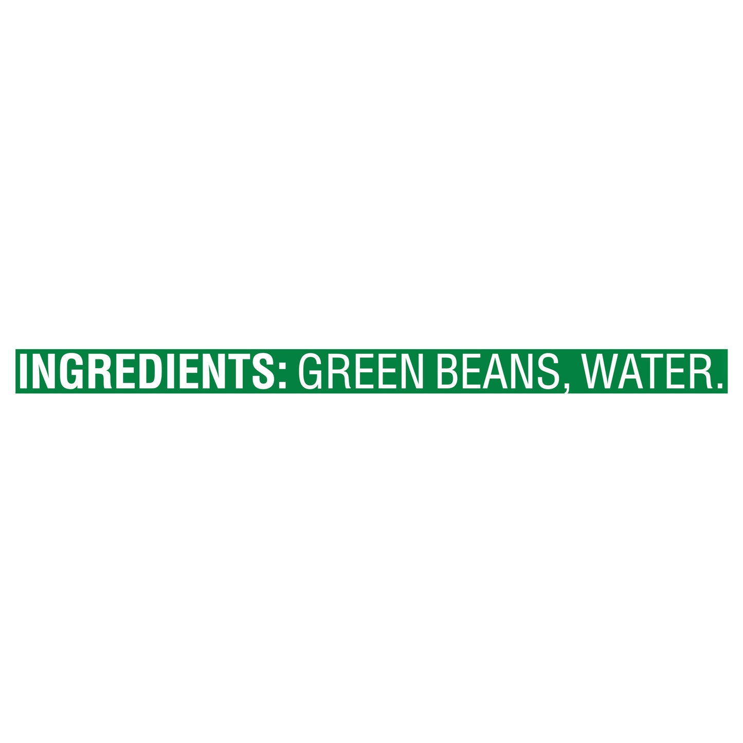 Del Monte No Salt Added French Style Green Beans 14.5 oz Can
