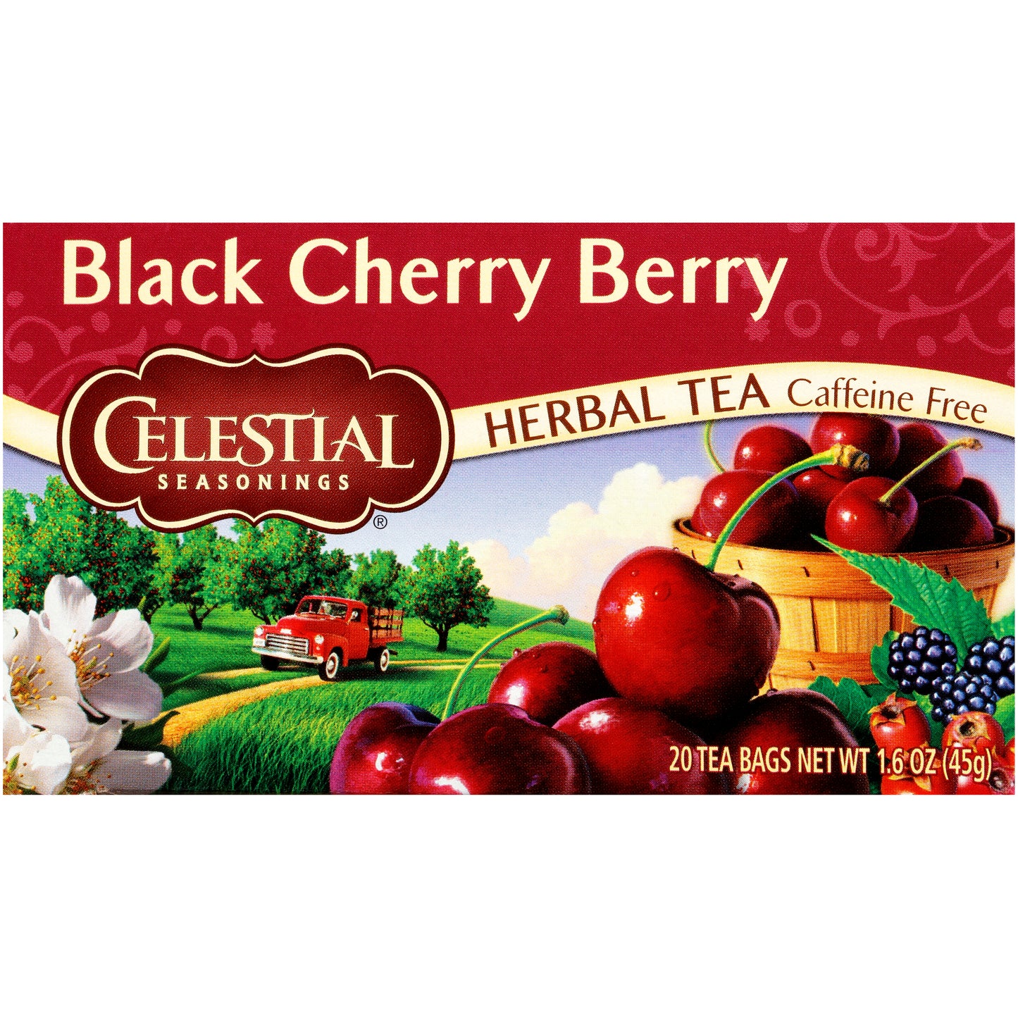 Celestial Seasonings® Black Cherry Berry Caffeine Free Herbal Tea Bags 20 ct Box