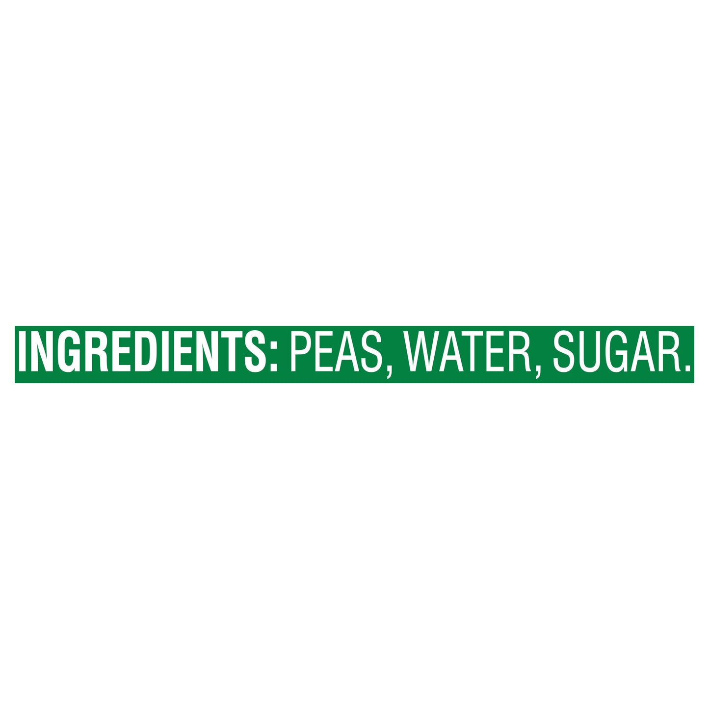 Del Monte No Salt Added Sweet Peas 15 oz Can
