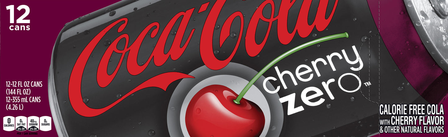 Coca-Cola Zero Cherry Cola 12 ea