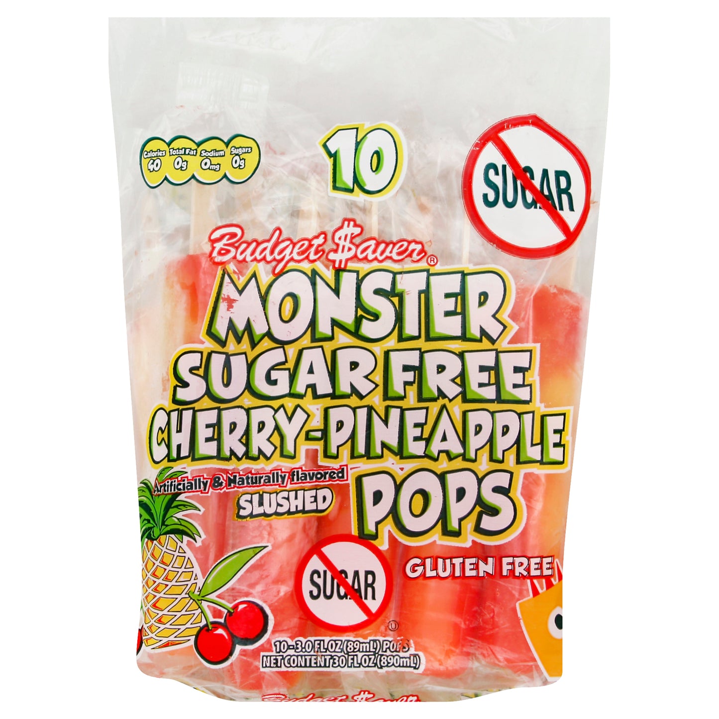 Budget Saver Monster Pops 10 ea