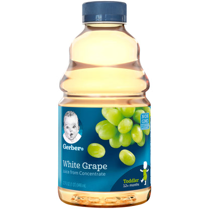 Gerber 100% White Grape Juice, 32 fl oz bottle