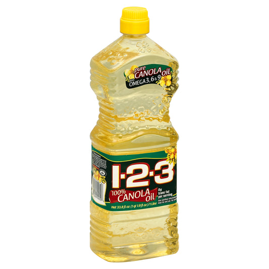 1-2-3 Canola Oil 33.8 oz