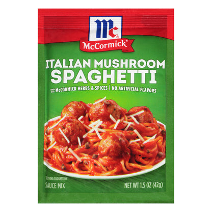 McCormick® Italian Mushroom Spaghetti Sauce Mix 1.5 oz. Packet