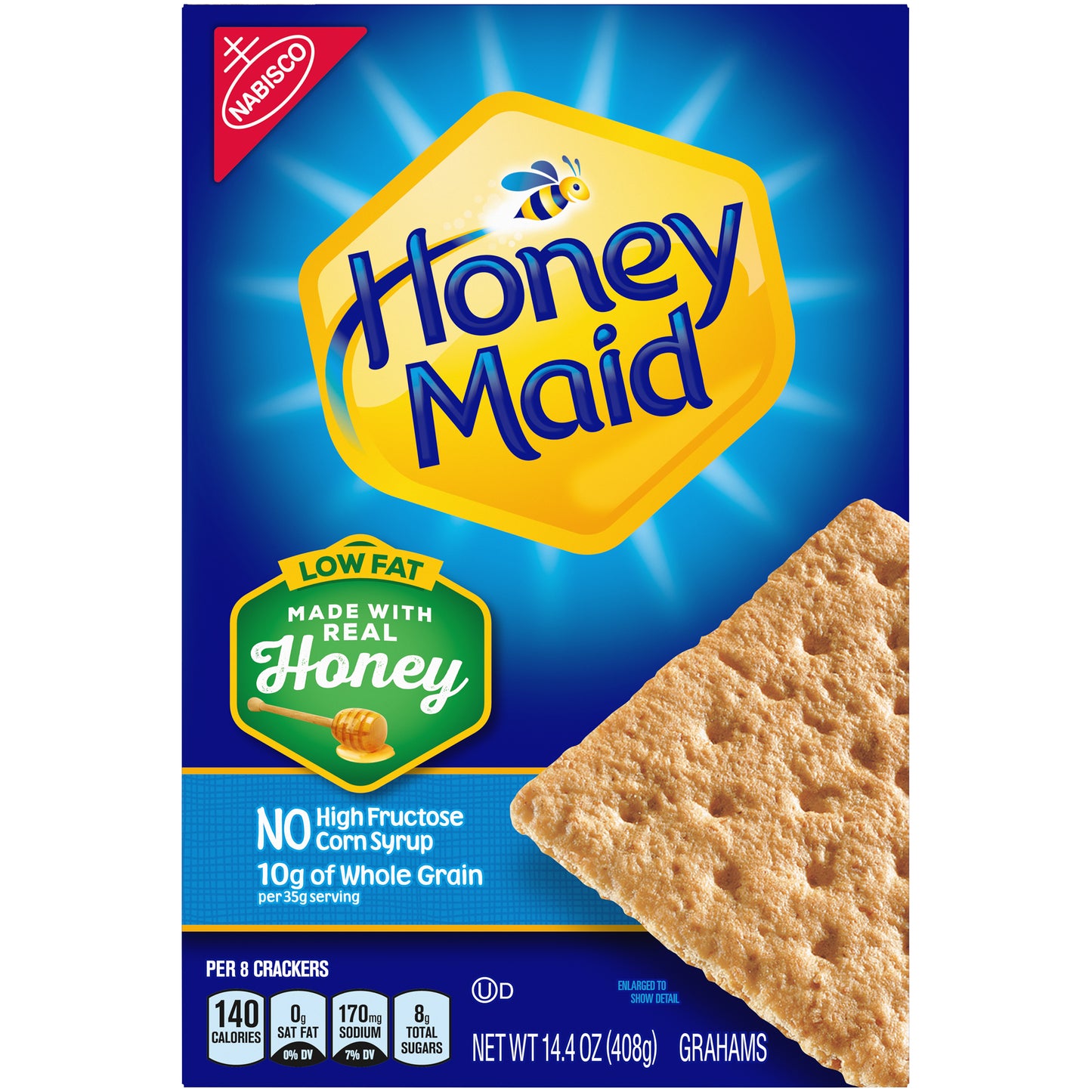 Nabisco Honey Maid Low Fat Honey Grahams 14.4 oz. Box