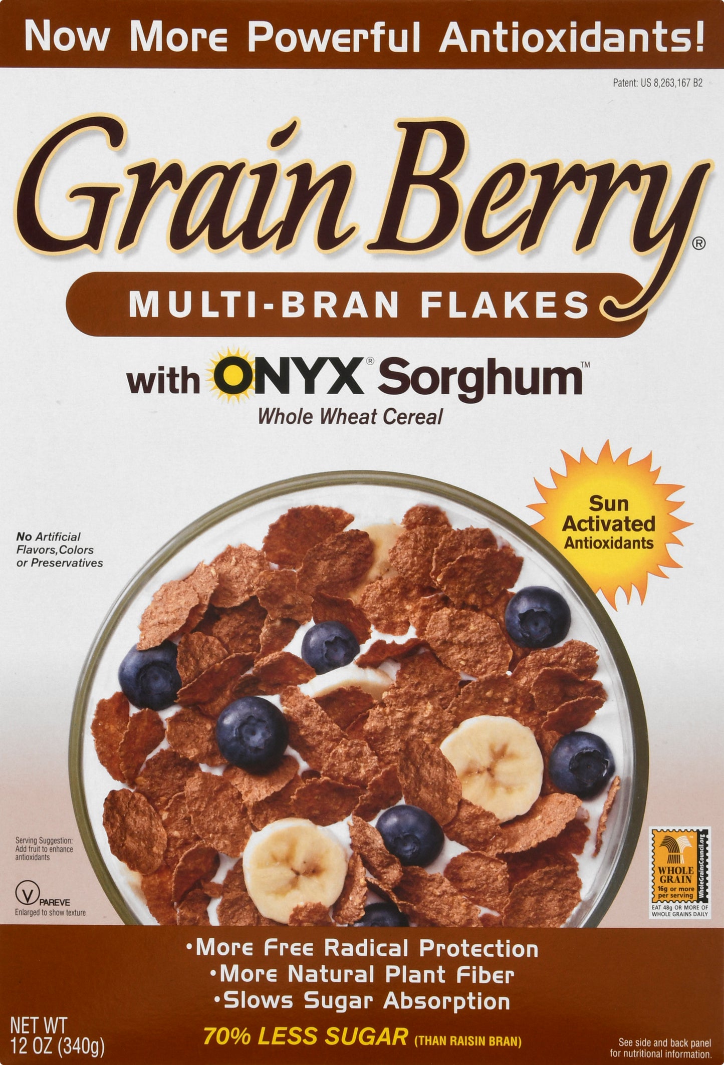 Grain Berry Multi-Bran Flakes with Onyx Sorghum Cereal 12 oz