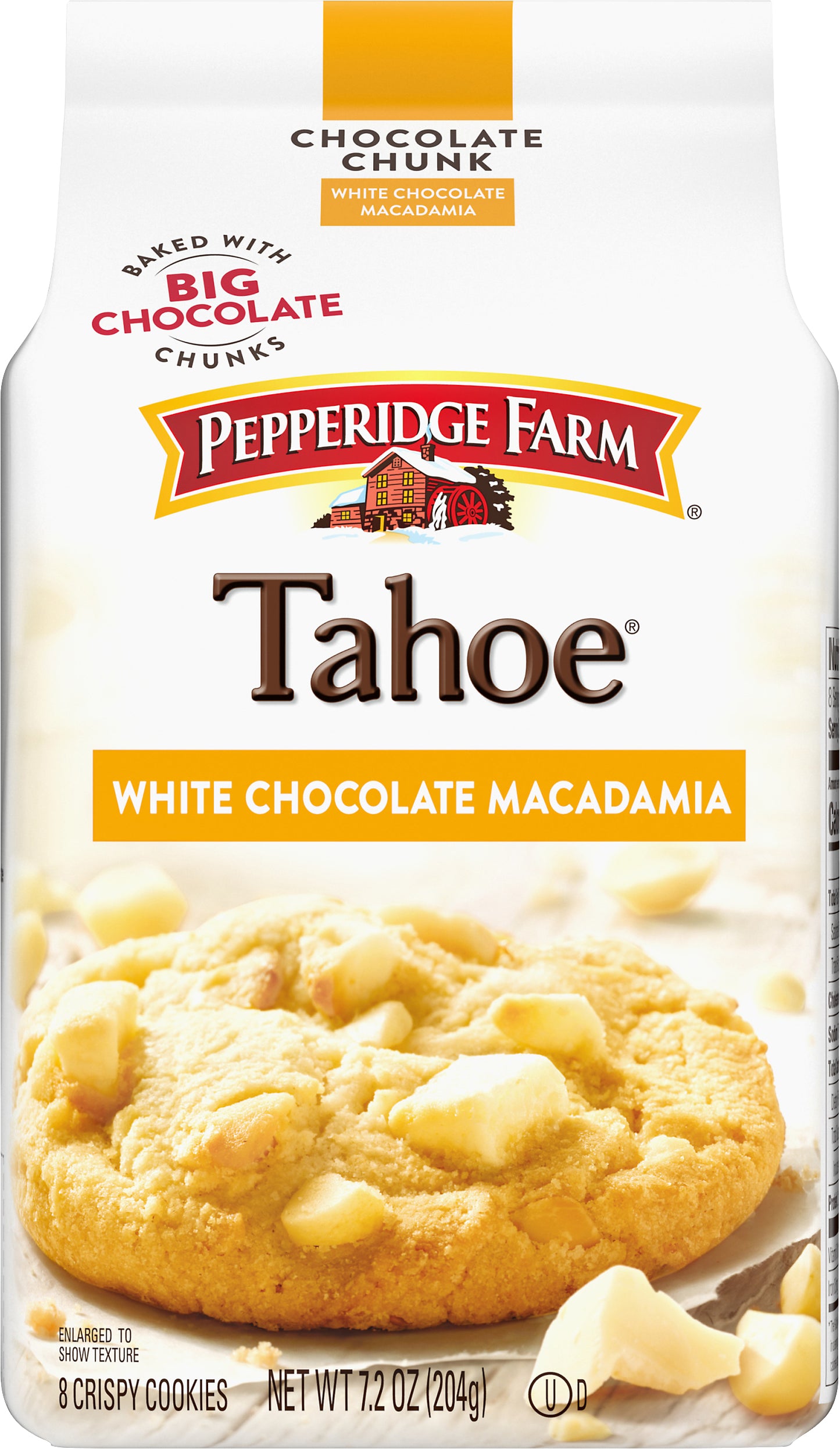 Tahoe Crispy White Chocolate Macadamia Cookies 8 ea