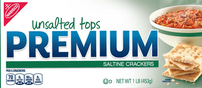 MONDELEZ GLOBAL LLC (SNACKS US) PREMIUM PREMIUM Unsalted Top Carton BE Update 620990 16 oz English