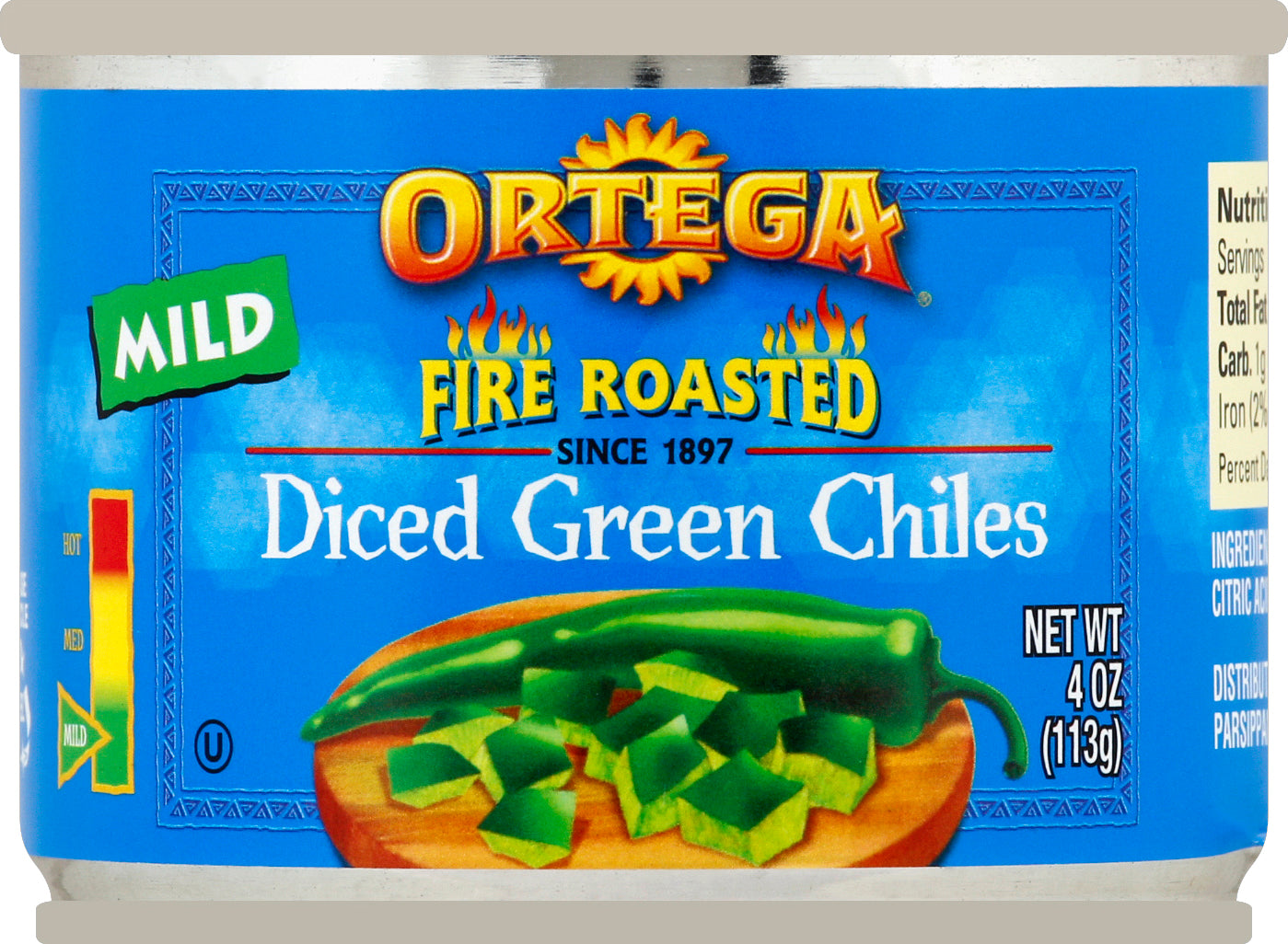 Ortega Green Chiles 4 oz
