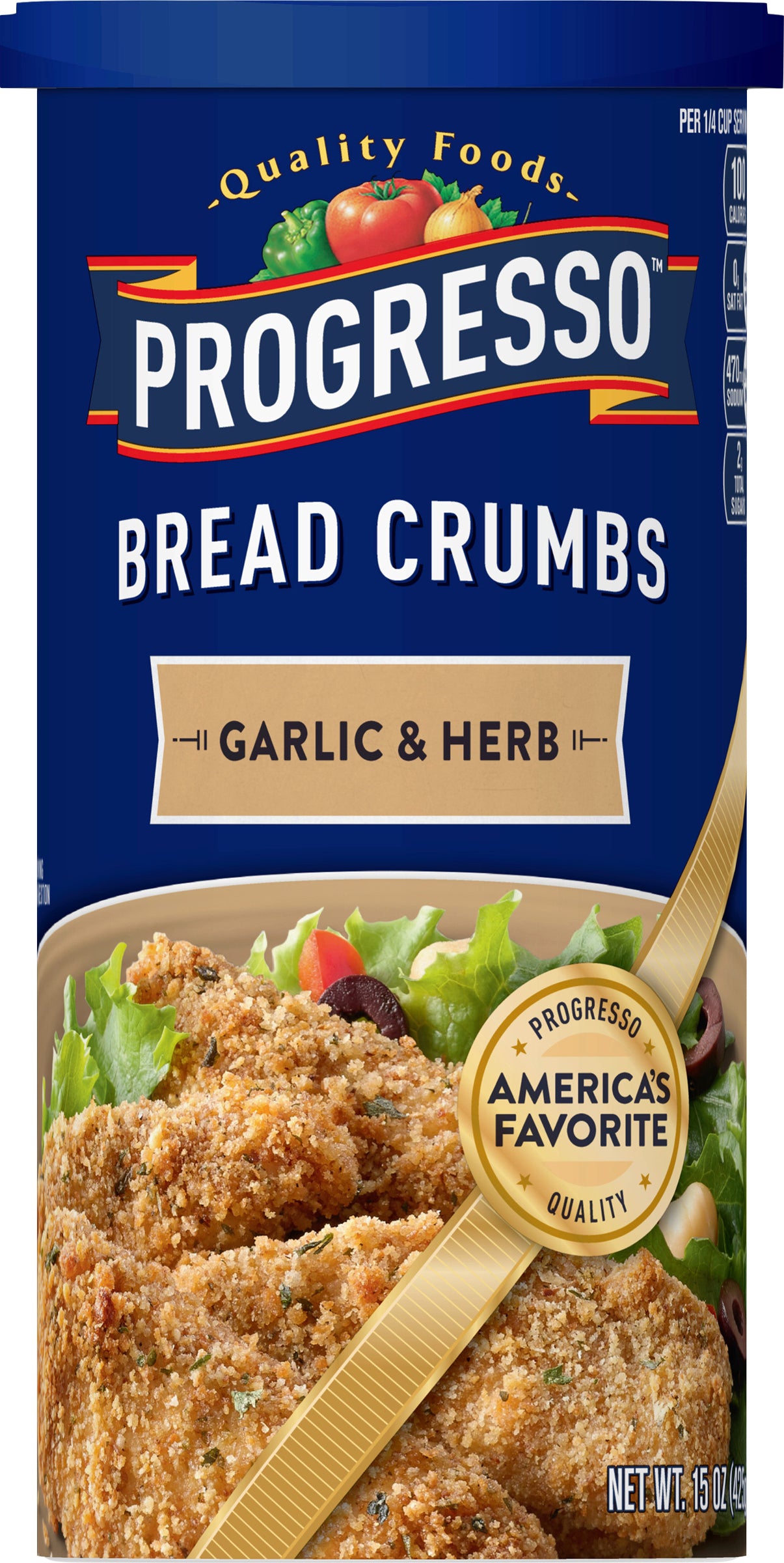 Progresso, Garlic Herb Breadcrumbs, 15 oz