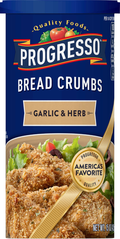 Progresso, Garlic Herb Breadcrumbs, 15 oz