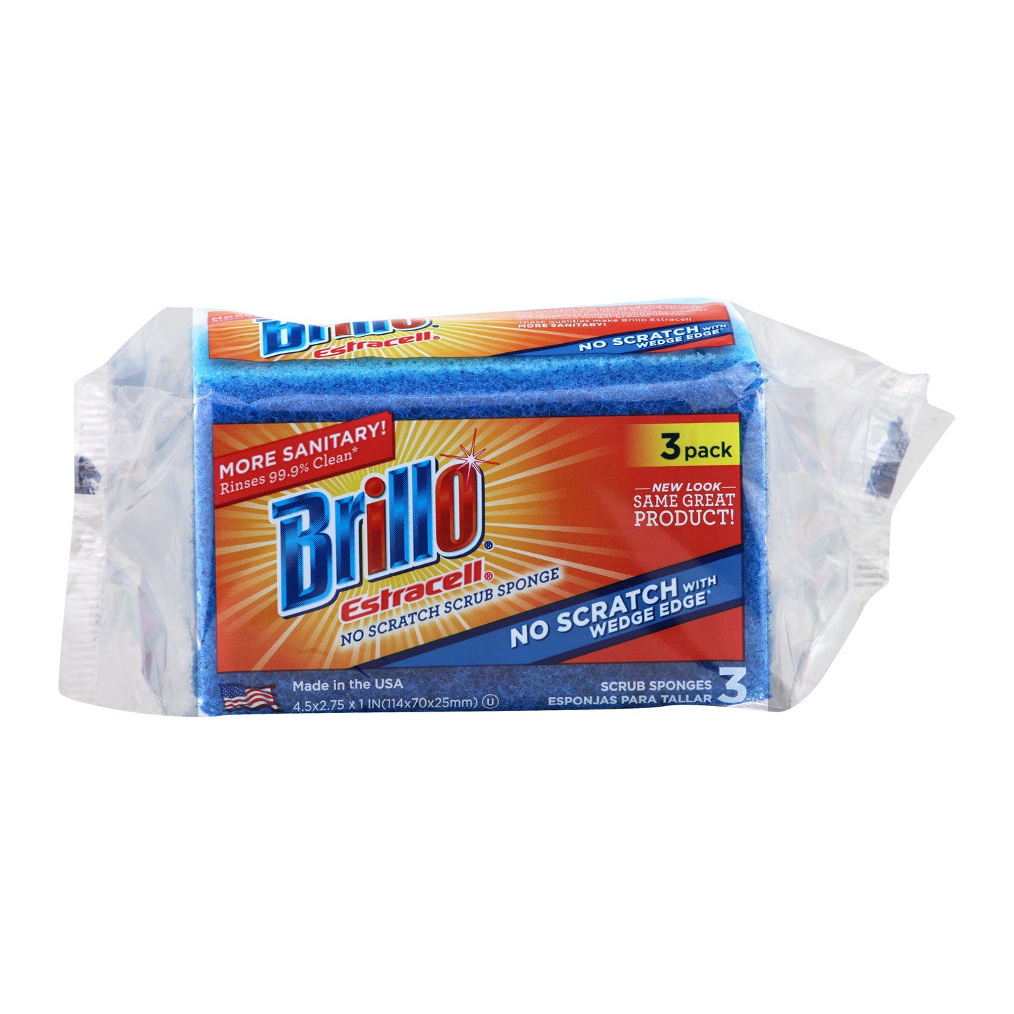 Brillo Scrub Sponge 3 ea