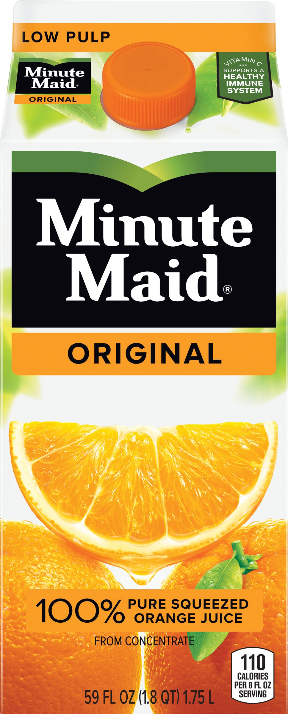 Minute Maid Orange Juice Carton, 59 fl oz