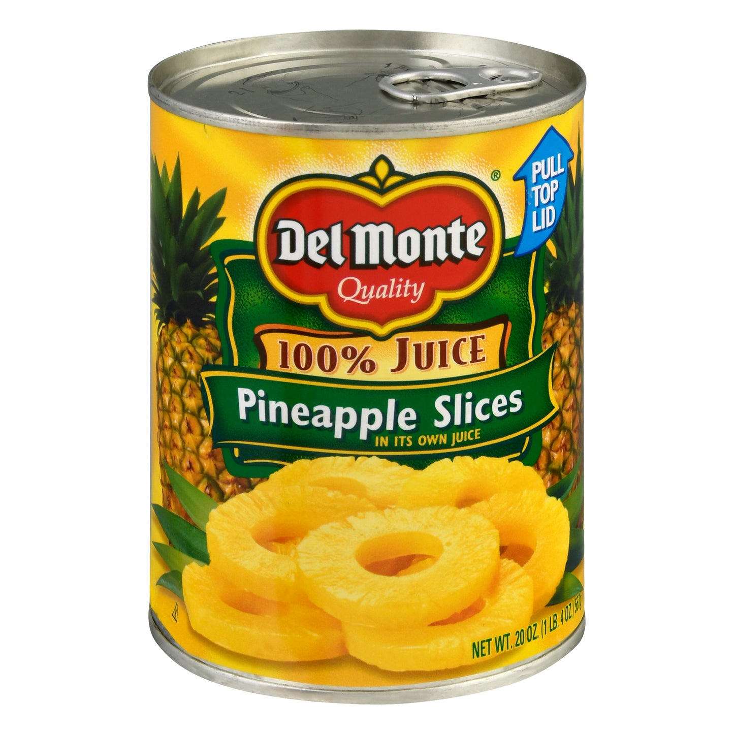 Del Monte In Its Own Juice Pineapple Slices 20 oz