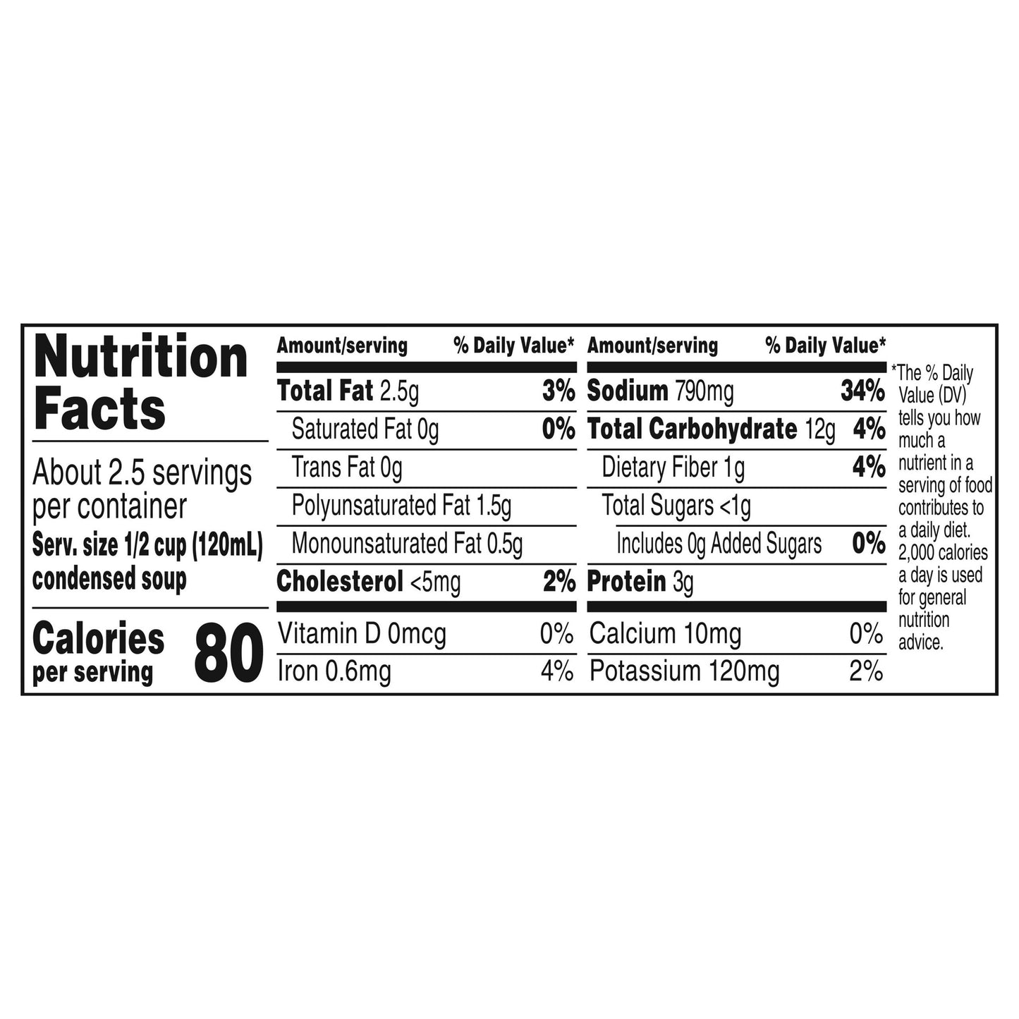 Campbell's New England Clam Chowder Condensed Soup 10.5 oz