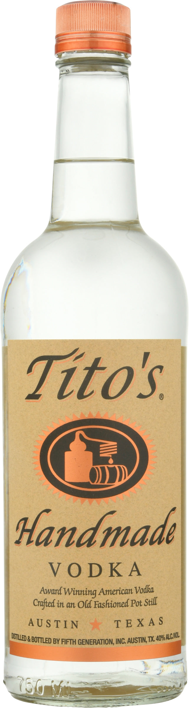 Tito's Handmade Vodka 750 ml Bottle