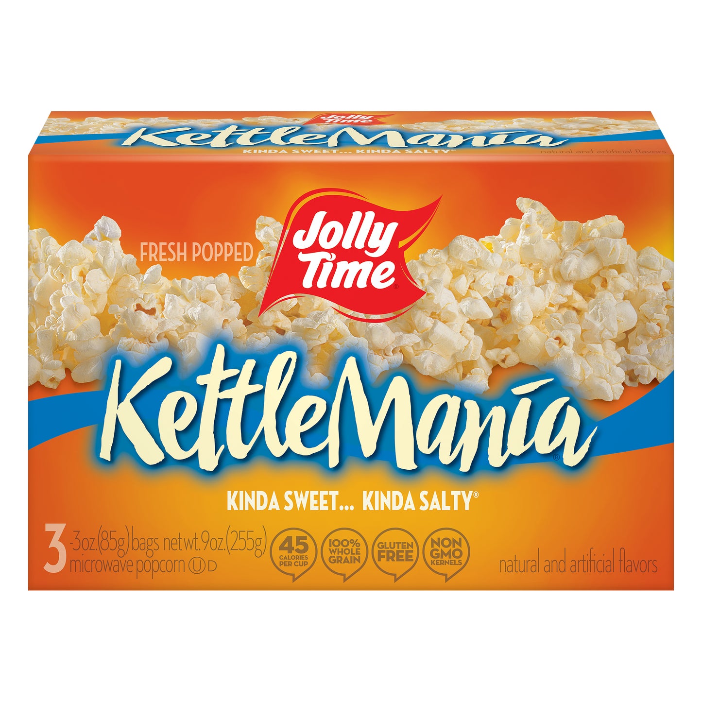 Jolly Time KettleMania Microwave Popcorn 3 ea