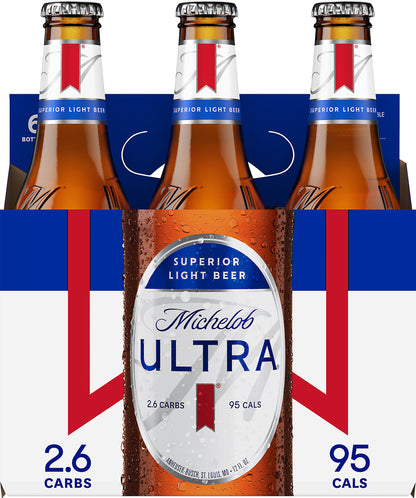 Michelob Ultra 6 Pack Superior Light Beer 6 ea