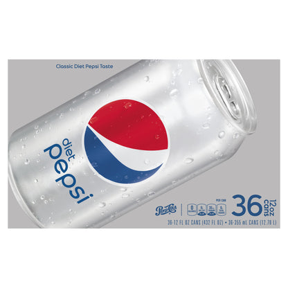 Pepsi Diet Soda 36 ea