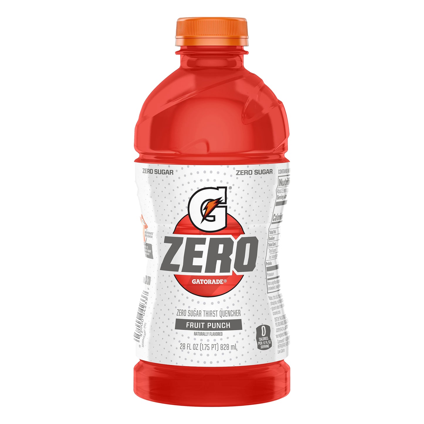 Gatorade Zero Zero Sugar Fruit Punch Thirst Quencher 28 oz