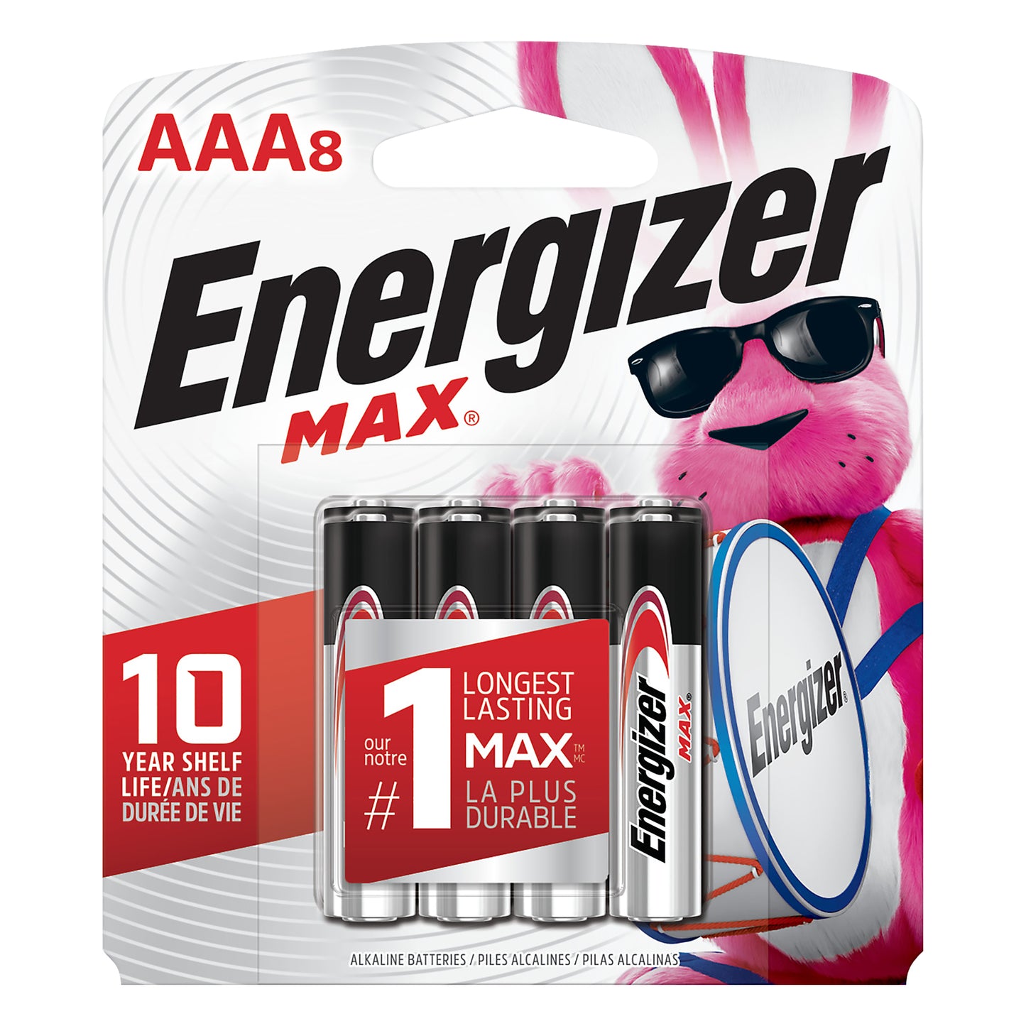 Energizer Max AAA Alkaline Battery 8 ea
