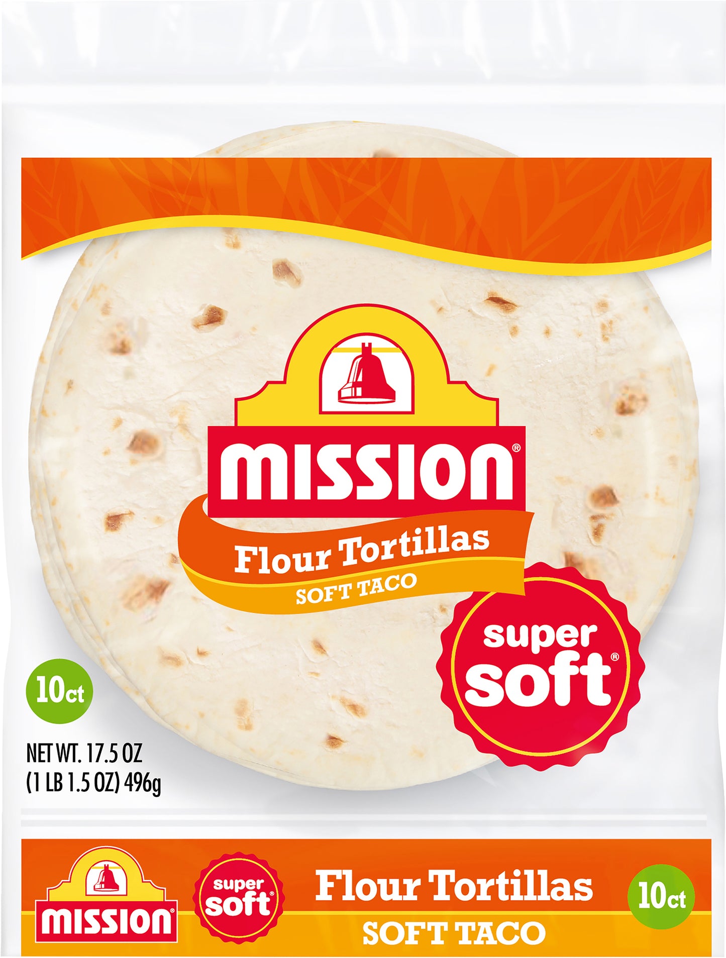 Mission Soft Taco Flour Tortillas, 10 Count