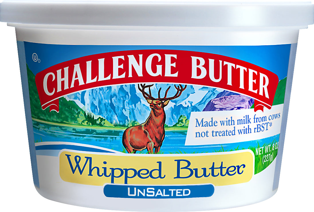 Challenge Butter Unsalted Whipped Butter 8 oz