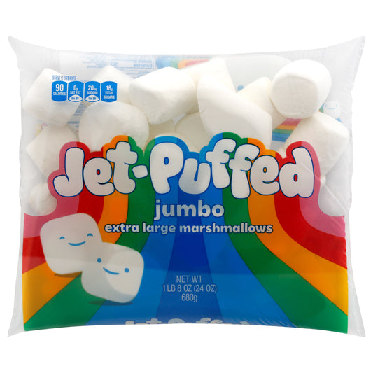 Jet Puffed Jumbo Extra Large Marshmallows 24 oz