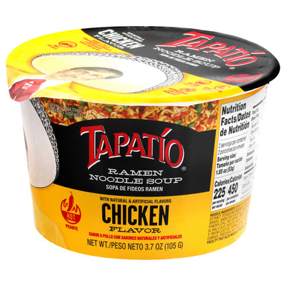 Tapatio Chicken Flavor Ramen Noodle Soup 3.7 oz