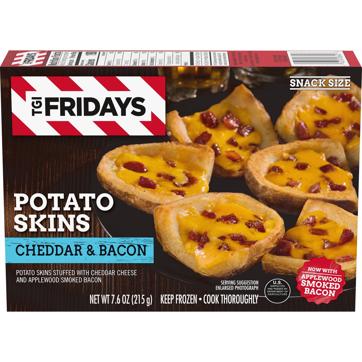 TGI Fridays® Cheddar & Bacon Potato Skins 7.6 oz. Box