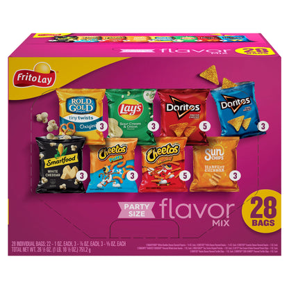 Frito Lay Flavor Mix Variety 26 1/2 Oz 28 Count