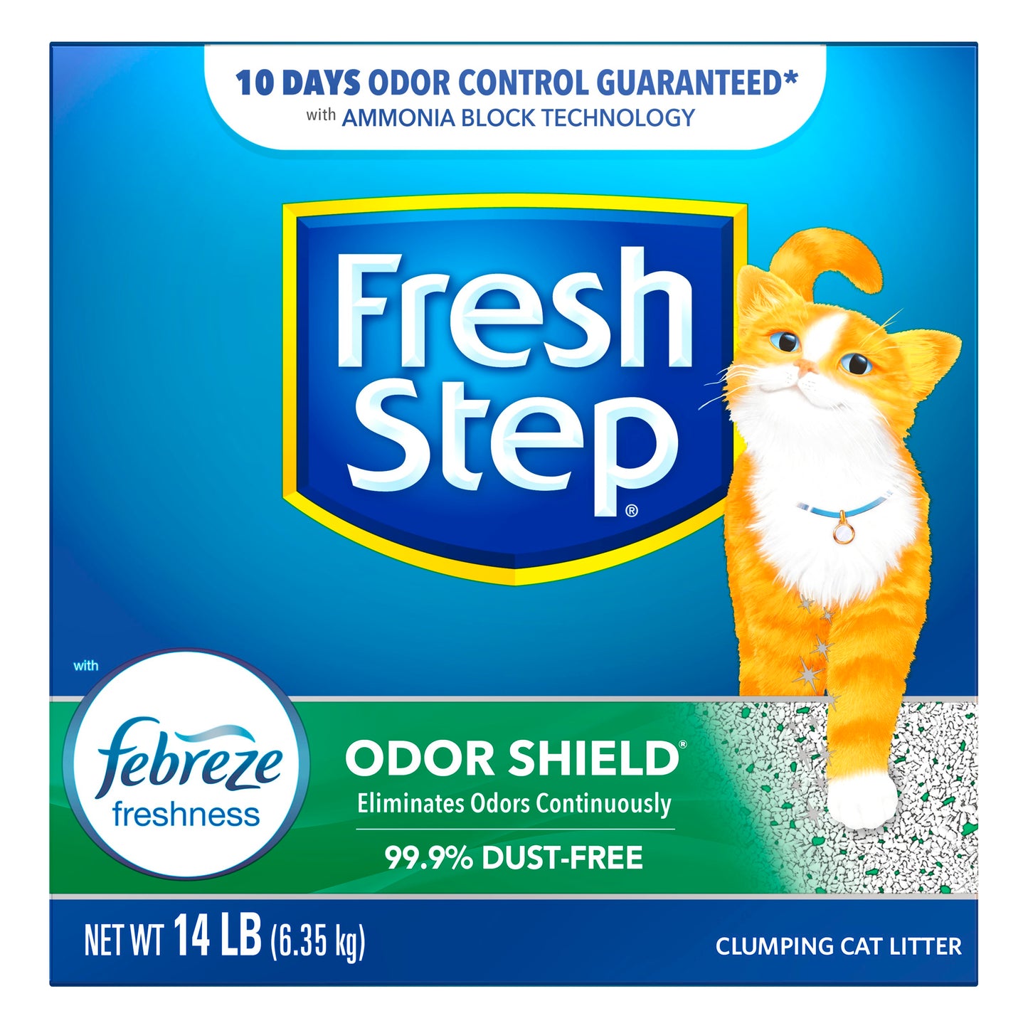 Fresh Step Ordor Shield Clumping Cat Litter 14 lb