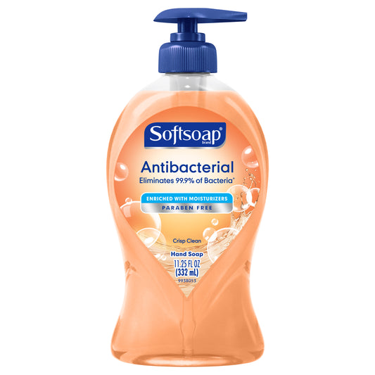Softsoap Antibacterial Crisp Clean Hand Soap 11.25 fl oz Bottle