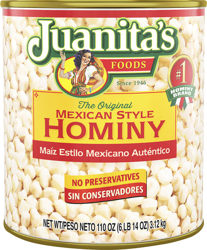 Juanita's Mexican Style The Original Hominy 110 oz