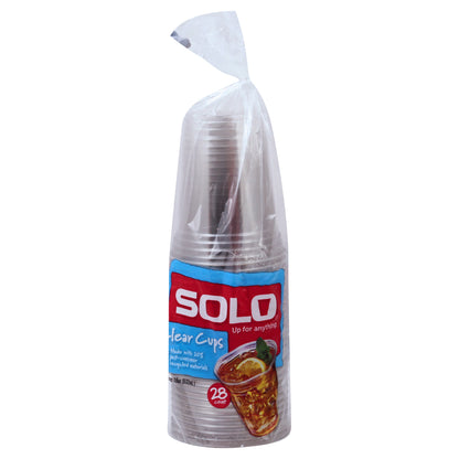 Solo Plastic Cups 28 ea