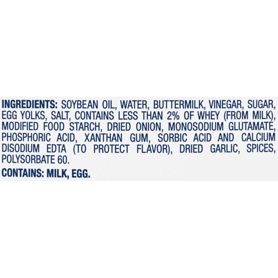 Kraft Buttermilk Ranch Dressing, 16 fl oz Bottle