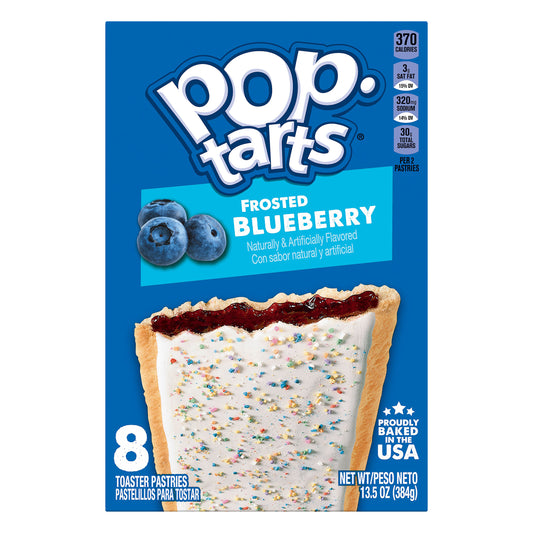Pop-Tarts 8 Pack Frosted Blueberry Toaster Pastries 8 ea