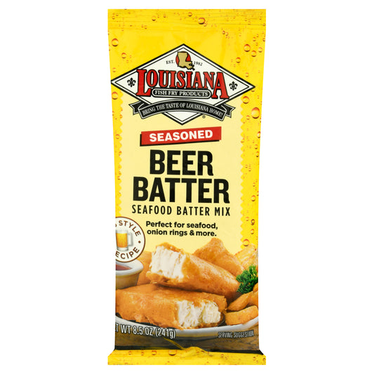 Louisiana Fish Fry Products Seasoned Beer Batter 8.5 oz