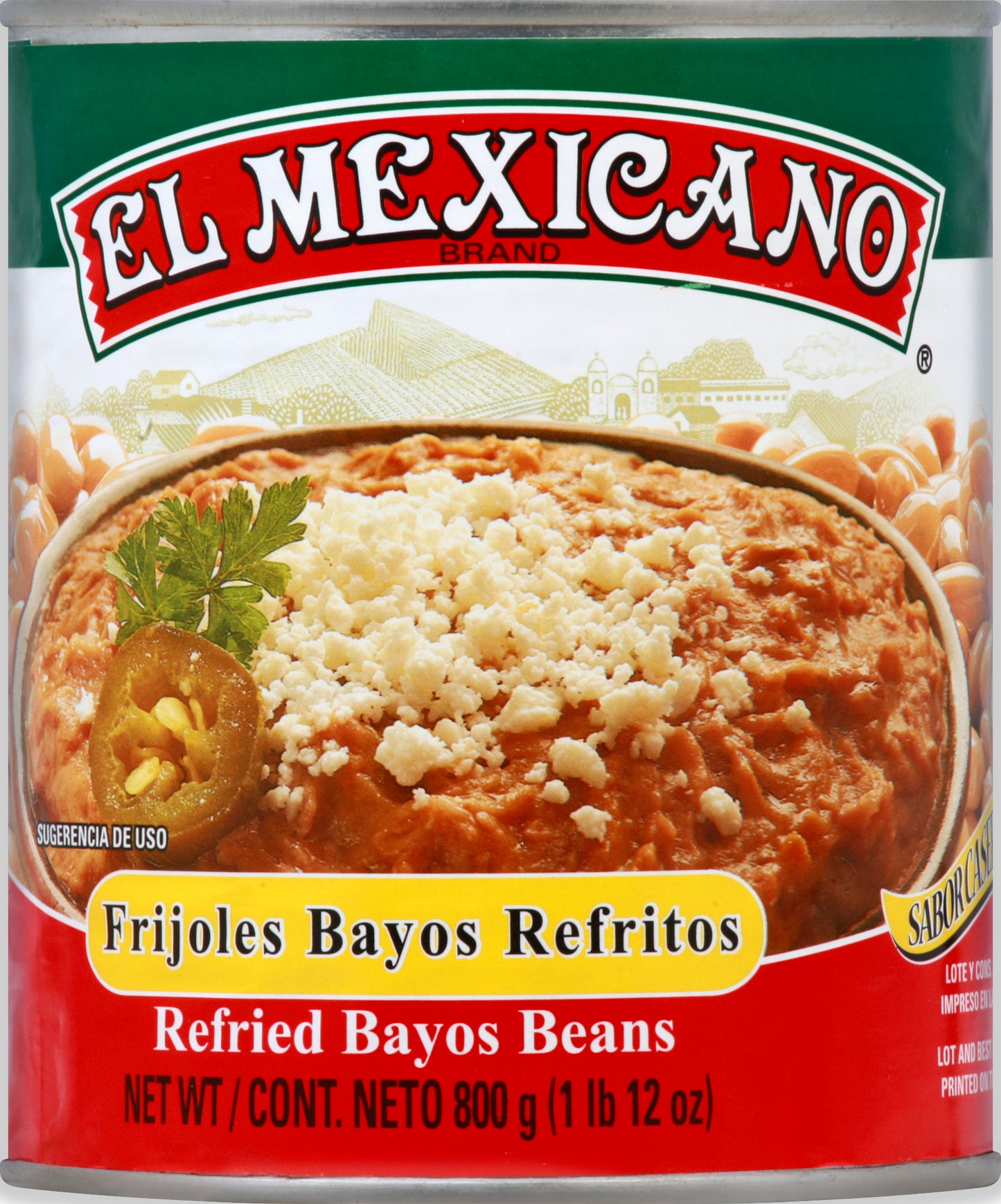 El Mexicano Bayos Beans 28 oz