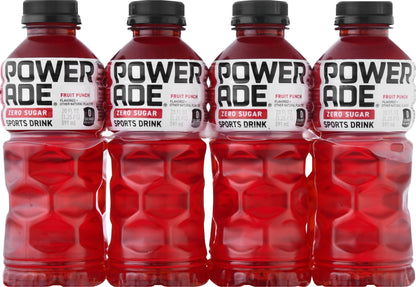 Powerade Zero Sugar Fruit Punch Sports Drink 8 20 fl oz 8 ea