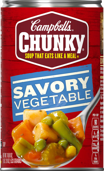 Campbell's Chunky Savory Vegetable Soup 18.8 oz