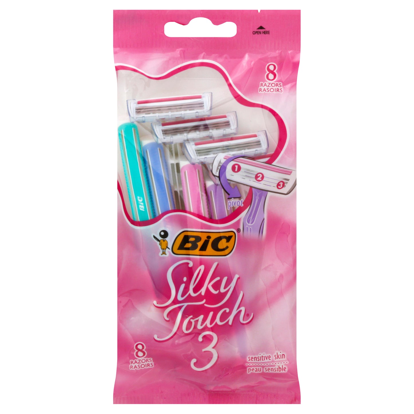 BiC Silky Touch 3 Sensitive Skin Razor 8 ea