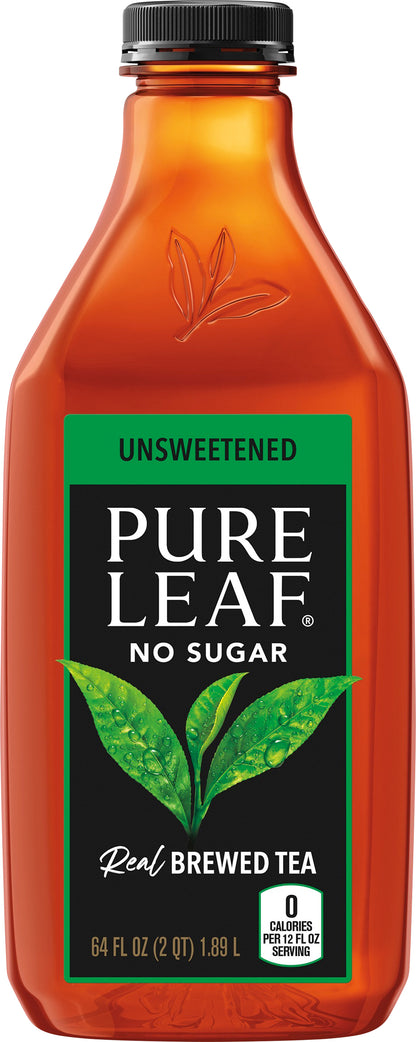 Pure Leaf Unsweetened Brewed Tea 64 fl oz Bottle