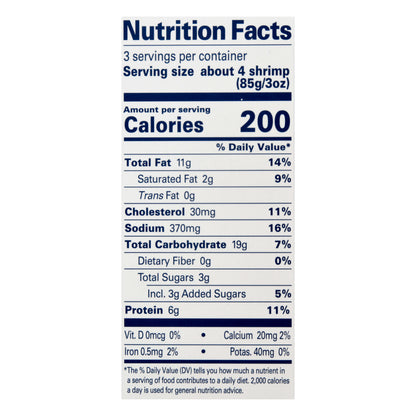 SeaPak Budweiser Oven Crunchy Beer Battered Shrimp 9 oz
