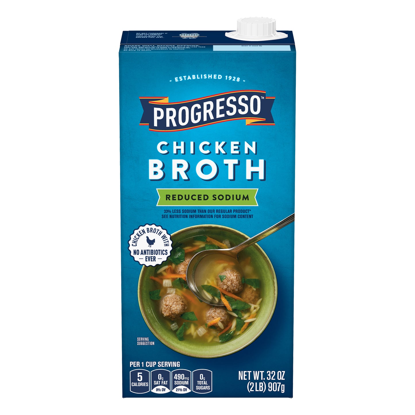 Progresso Reduced Sodium Chicken Broth 32 oz