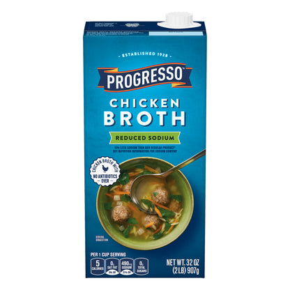 Progresso Reduced Sodium Chicken Broth 32 oz