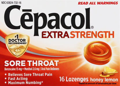 Cepacol Extra Strength Lozenges 16 ea