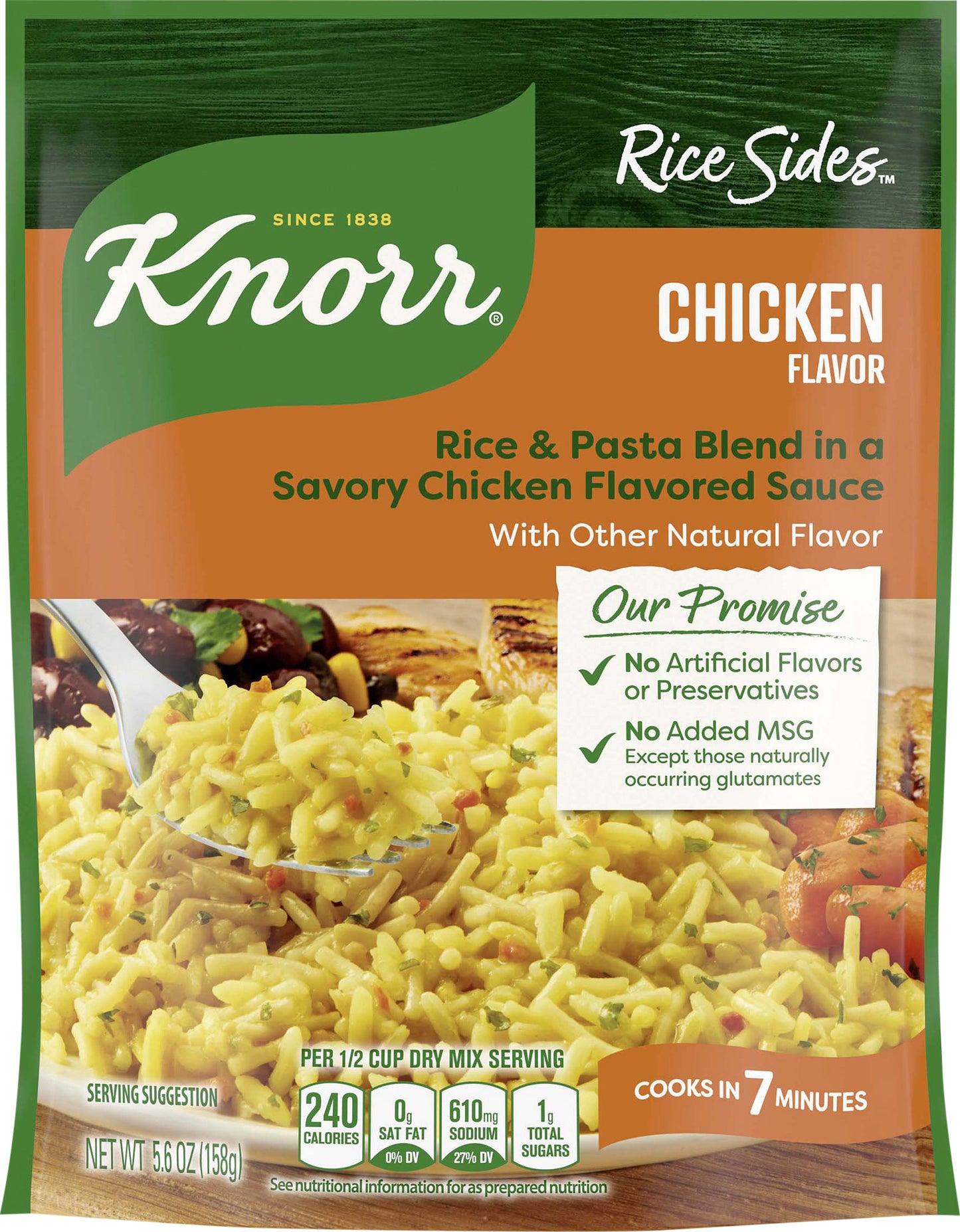 Knorr Chicken Flavor Rice Sides 5.6 oz